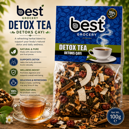 Best Natural Herbal Detox Tea (Detoks Çayı) 100g