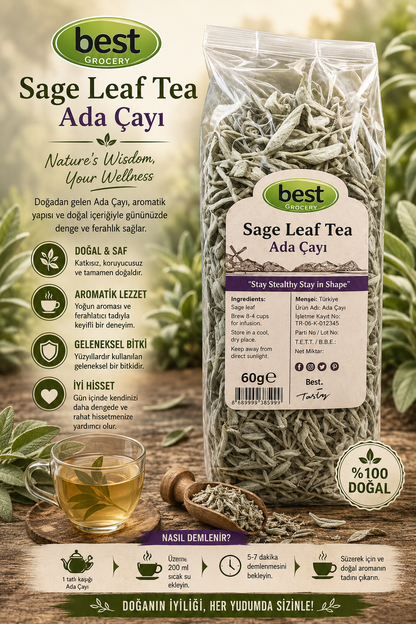 Best Sage Leaf Tea (Adacayi) 60g