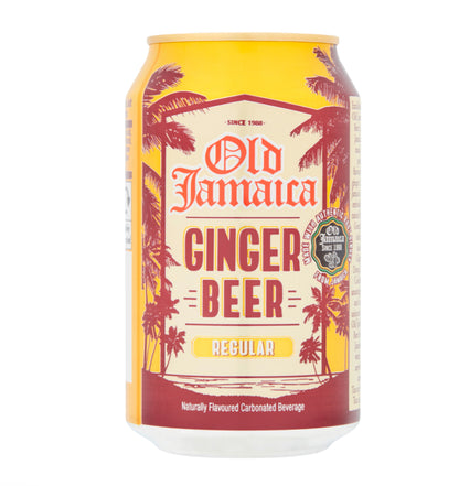 Old Jamaica Ginger Beer Carbonated Soft Drinks, 330ml - Free Shipping