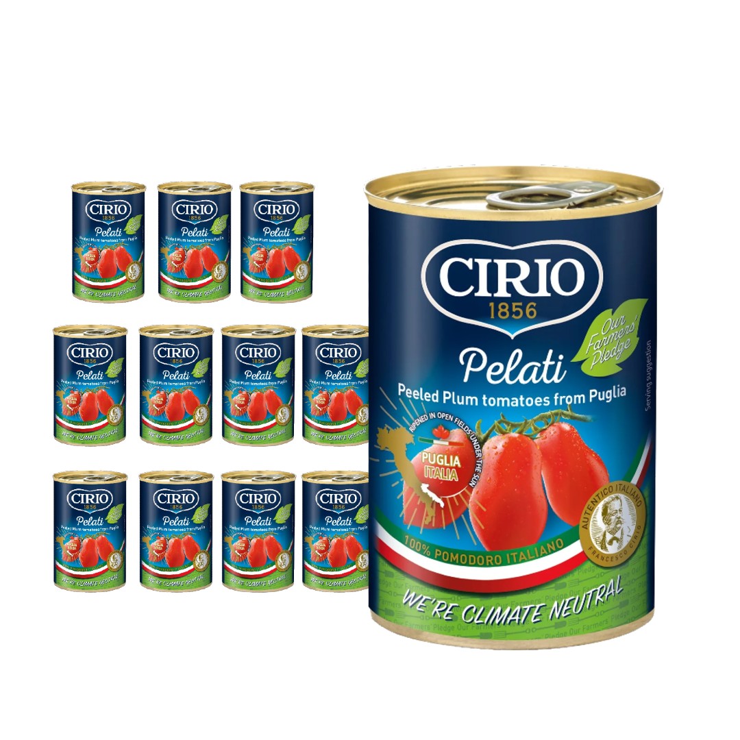 Cirio Pelati Peeled Plum Tomatoes 400gr  (Tin)