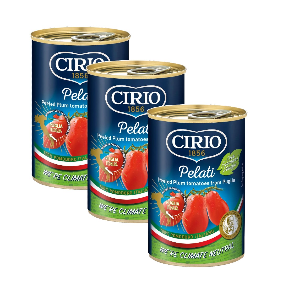 Cirio Pelati Peeled Plum Tomatoes 400gr  (Tin)