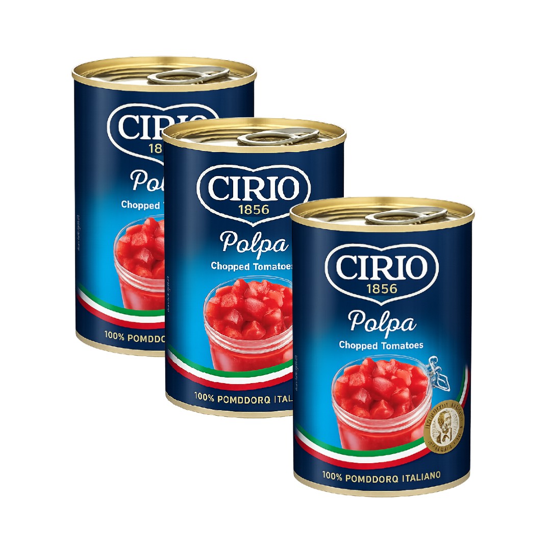 Cirio Polpa Chopped Tomatoes 400gr  (Tin)