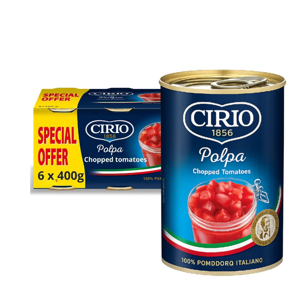 Cirio Polpa Chopped Tomatoes 400gr  (Tin)