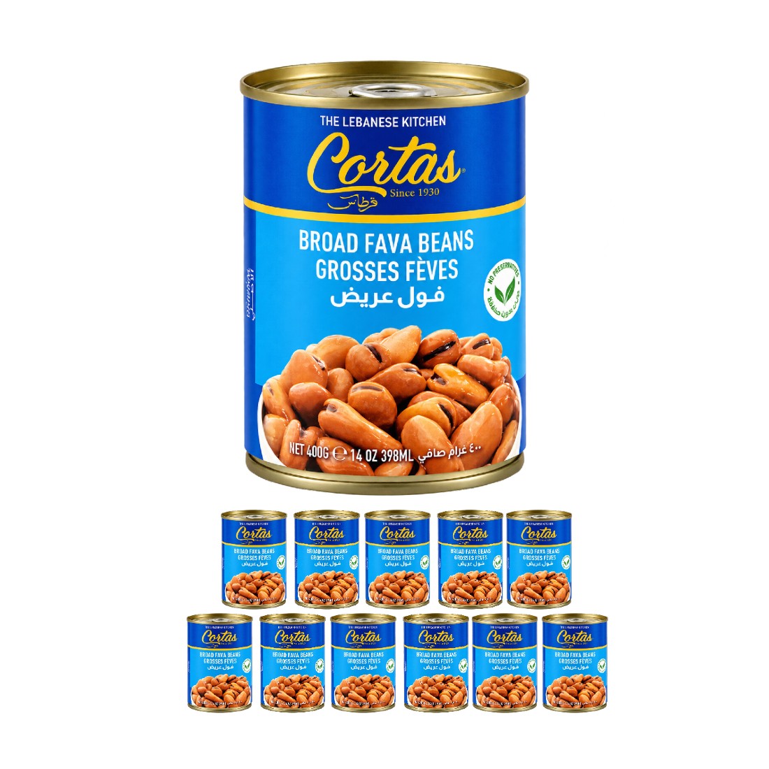 Cortas Broad Fava Beans - New 400g