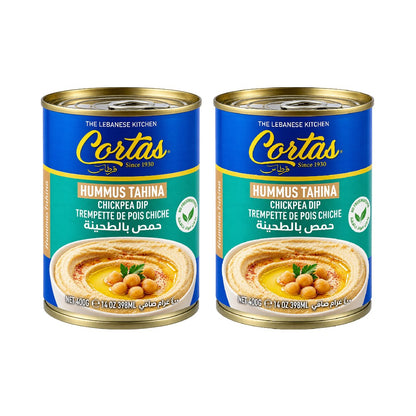 Cortas Hummus Tahina Ready to Eat Chick Pea Dip 400g