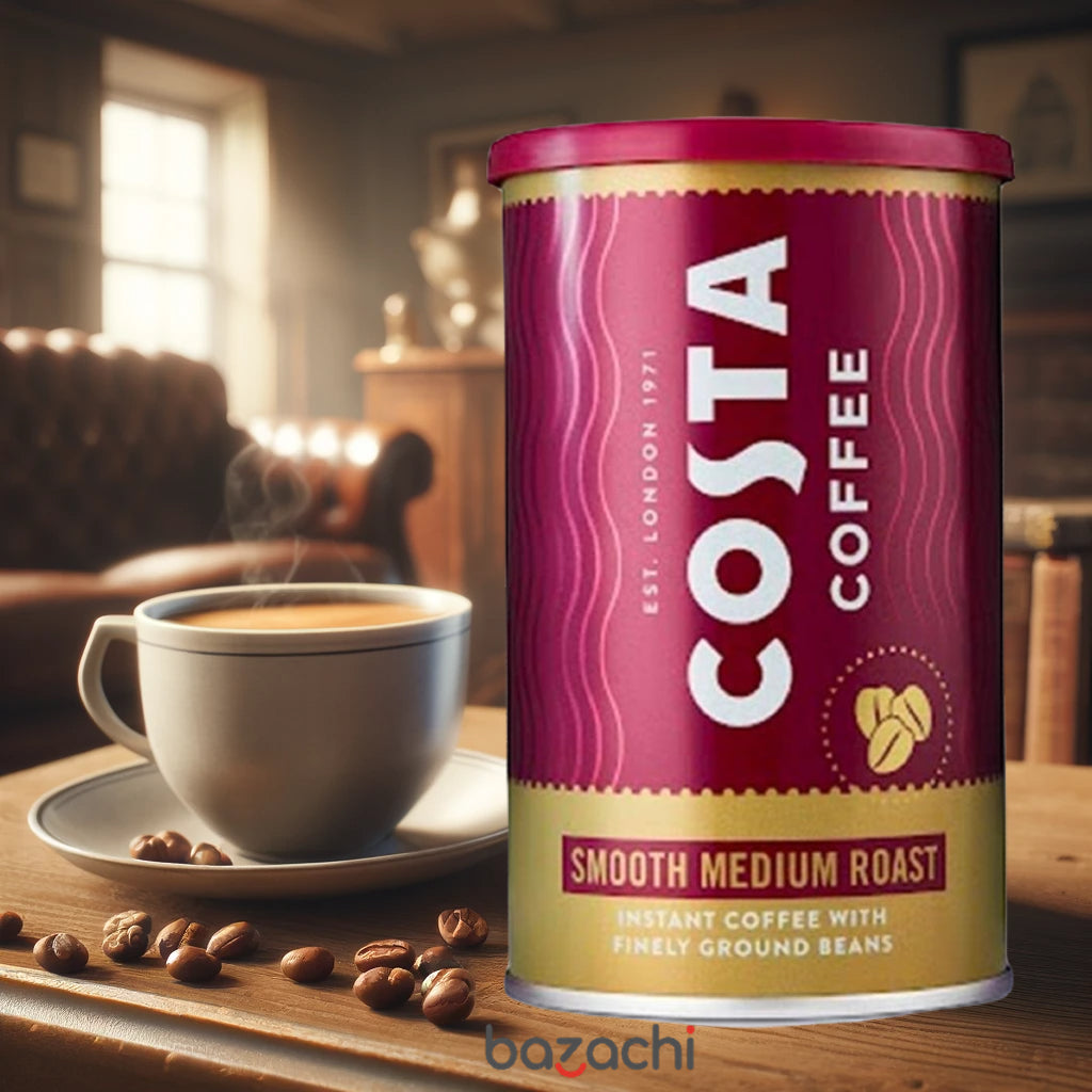 Costa Instant Smooth Medium Roast Coffee, 100g