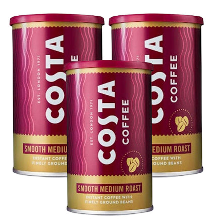 Costa Instant Smooth Medium Roast Coffee, 100g