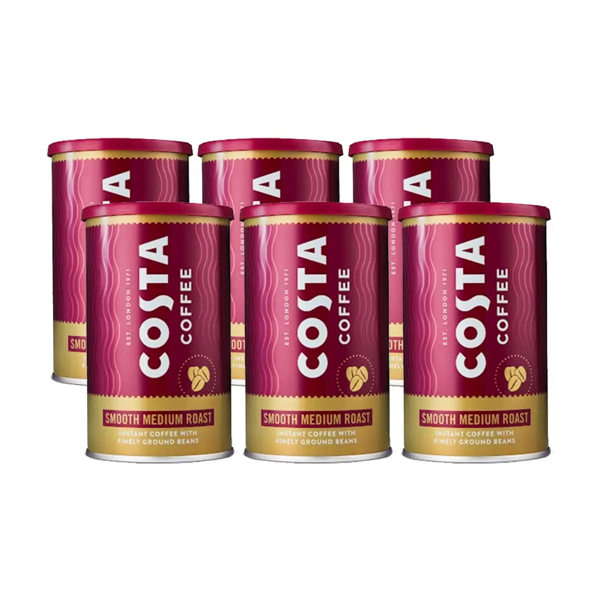 Costa Instant Smooth Medium Roast Coffee, 100g