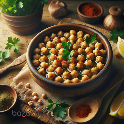 Tamek boiled chickpeas (haslanmis nohut) 800g