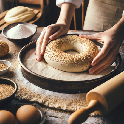 Istanbul Frozen Sesame Bagel (Sade Simit) 5 Pieces x 110gr