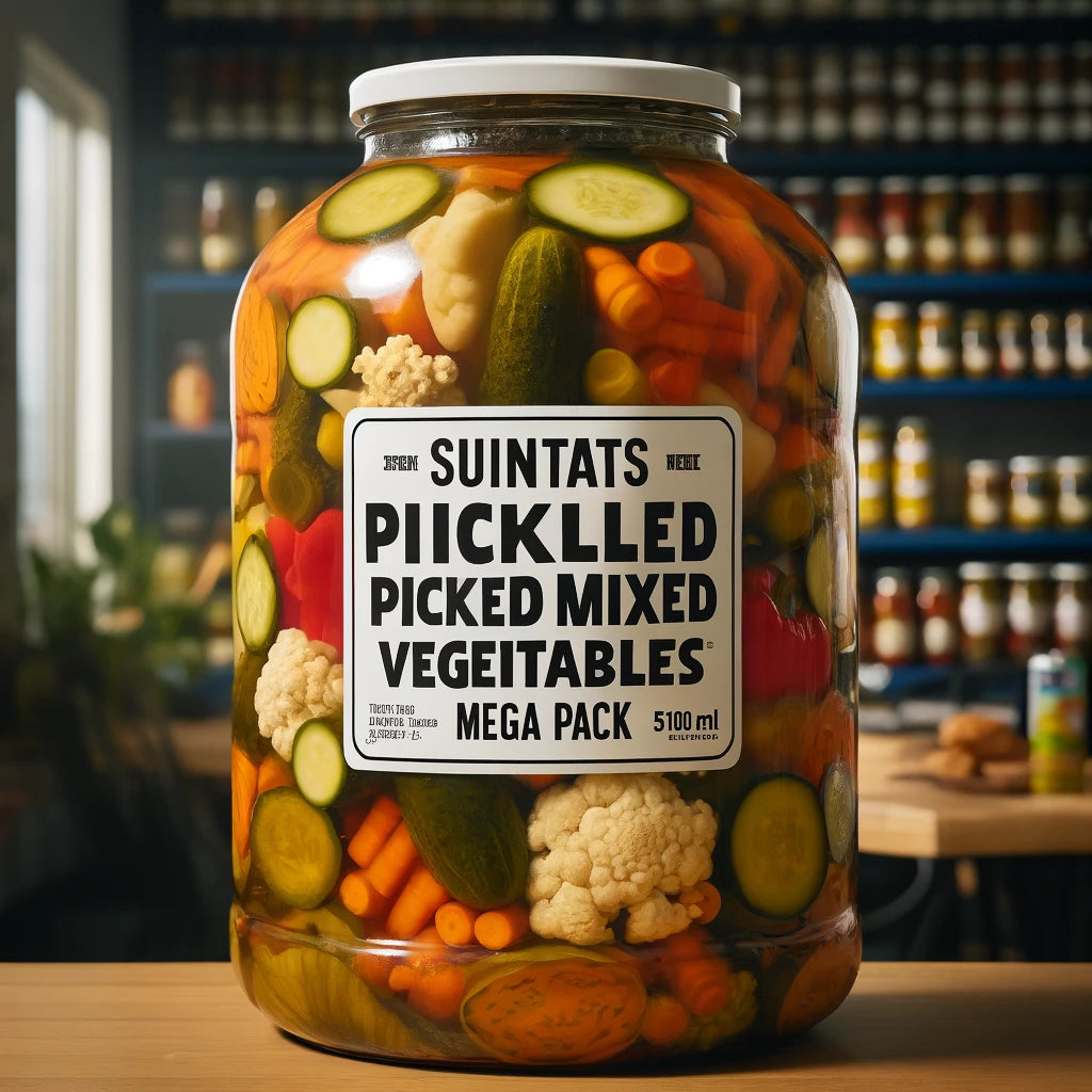 Suntat Pickled Mixed Vegetables Mega Pack ( Karisik Tursu ) 5100ml