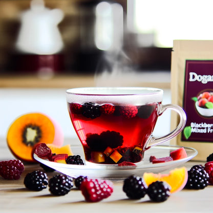 Dogadan Blackberry Mixed Fruit Tea (Bogurtlen) Cay 20 Tea Bags