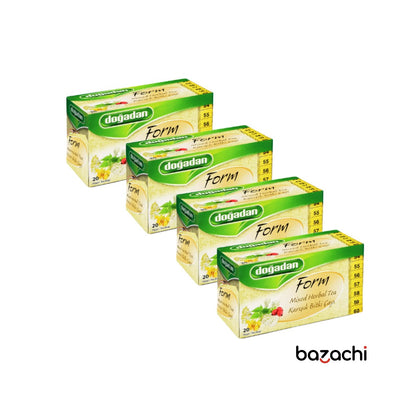 Dogadan Form Mixed Herbal Tea (Karisik Bitki Cayi), 20 Tea Bags