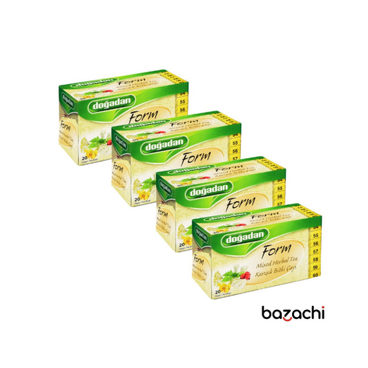 Dogadan Form Mixed Herbal Tea (Karisik Bitki Cayi), 20 Tea Bags