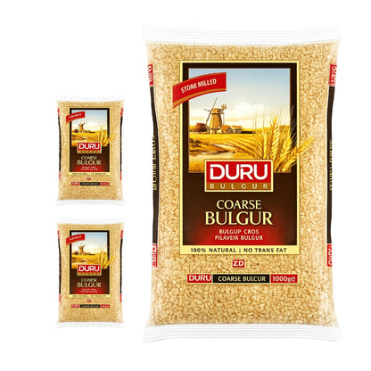 Duru Bulgur Coarse (Pilavlik Bulgur) 1Kg