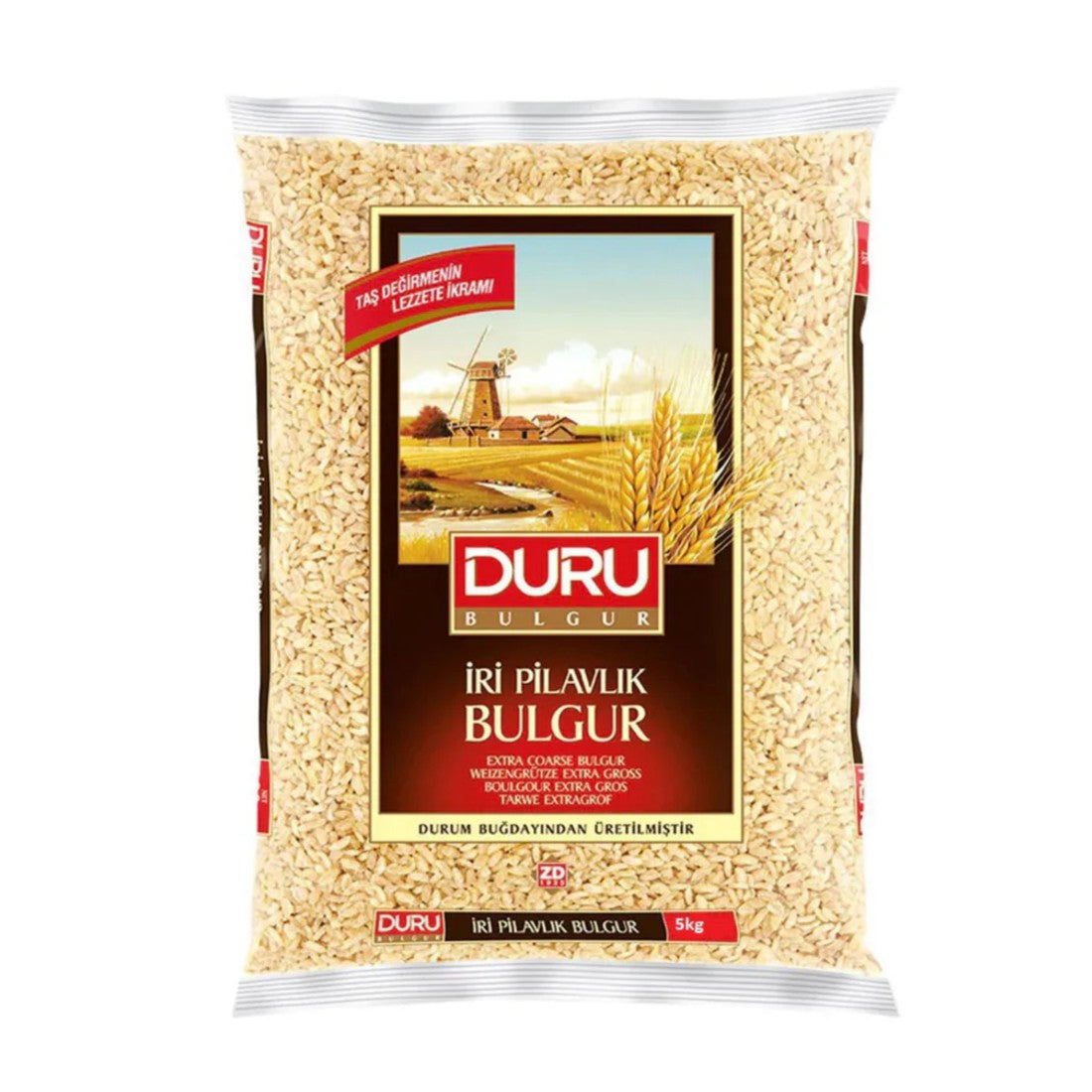 Duru Bulgur Coarse (Pilavlik Bulgur), 5Kg