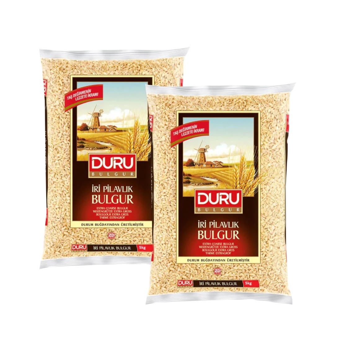 Duru Bulgur Coarse (Pilavlik Bulgur), 5Kg