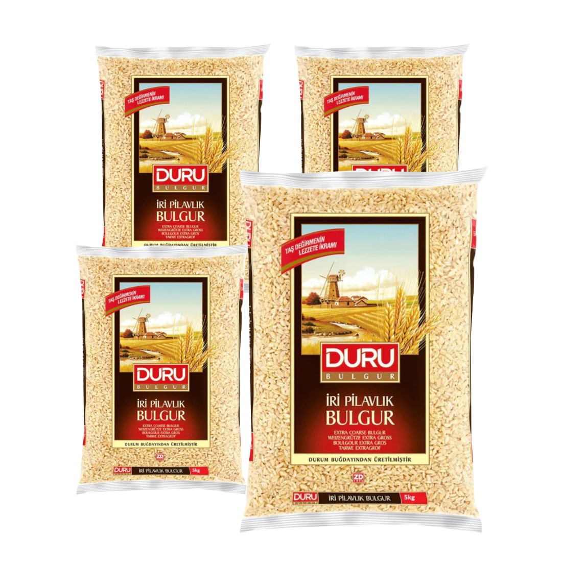 Duru Bulgur Coarse (Pilavlik Bulgur), 5Kg