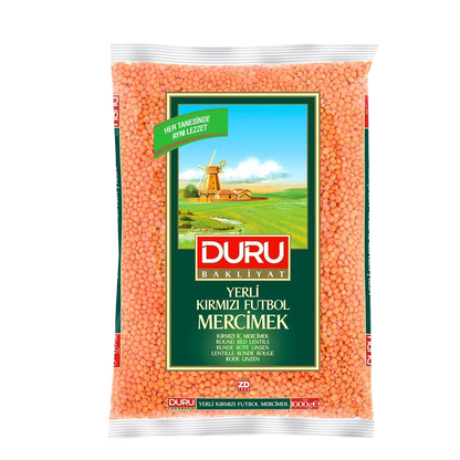 Duru Red Lentils Whole (Futbol Mercimek), 1Kg