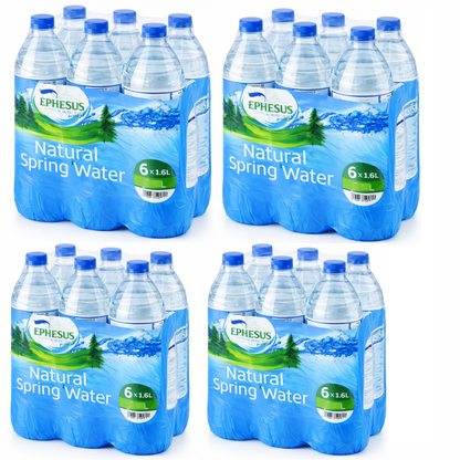 EPHESUS Natural Mineral Water (pH 8.3) – 6 x 1.5L Bottles