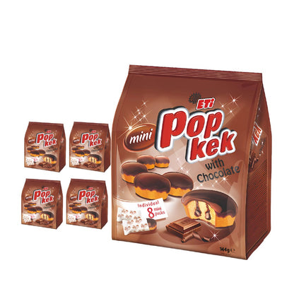 Eti Popkek Mini Cake With Cocoa (Bags) 144g