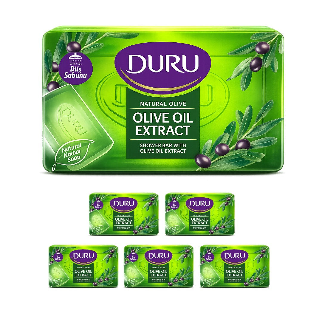 Evyap Duru Shower Bar With Olive Oil Soap (Dus Sabunu) 4X150 GR