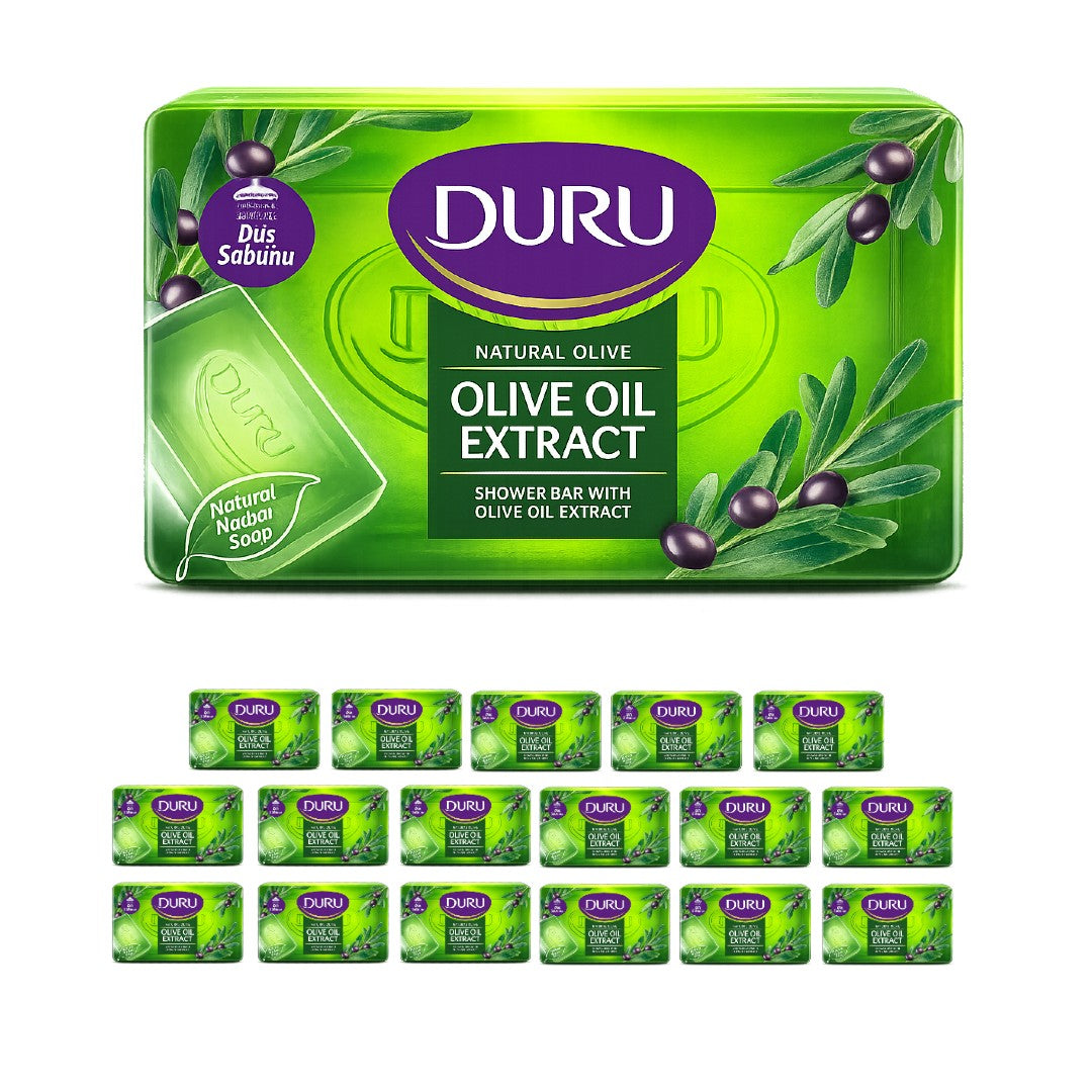 Evyap Duru Shower Bar With Olive Oil Soap (Dus Sabunu) 4X150 GR