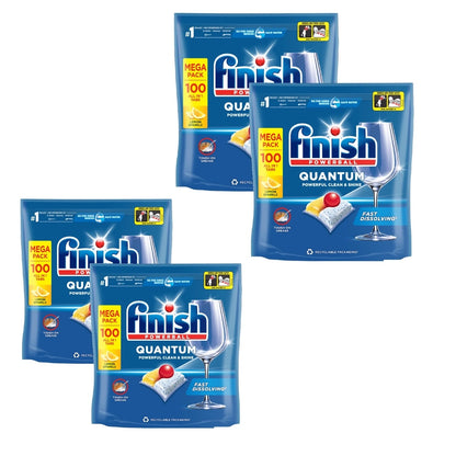 Finish Powerball Quantum All in One Dishwasher Tablets, 100 pack