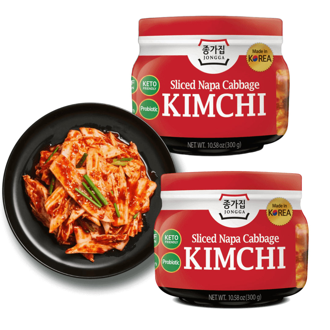 Jongga Naturally Fermented Fish Free Vegetarian Kimchi, 300g