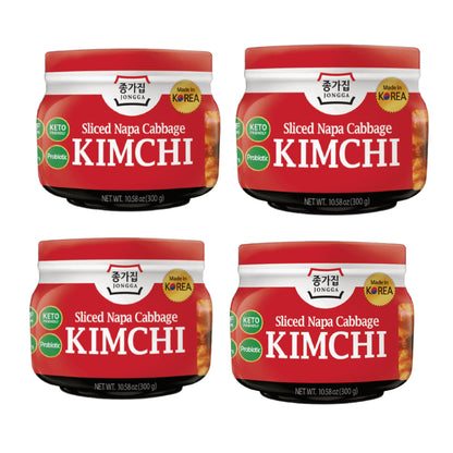 Jongga Naturally Fermented Fish Free Vegetarian Kimchi, 300g