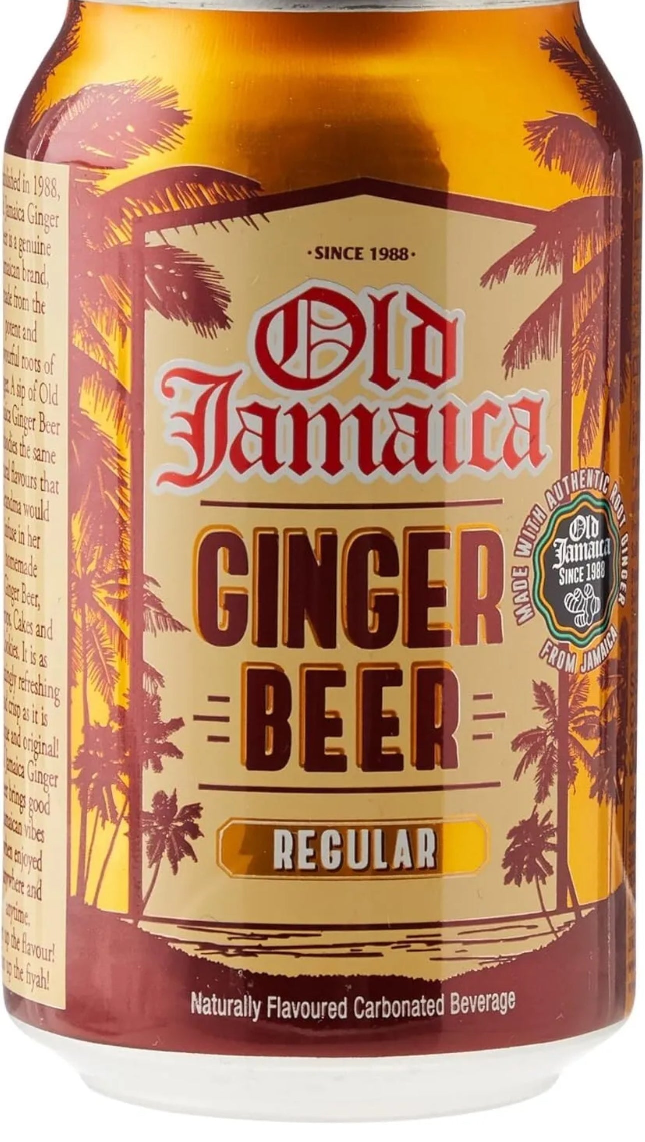 Old Jamaica Ginger Beer Carbonated Soft Drinks, 330ml - Free Shipping