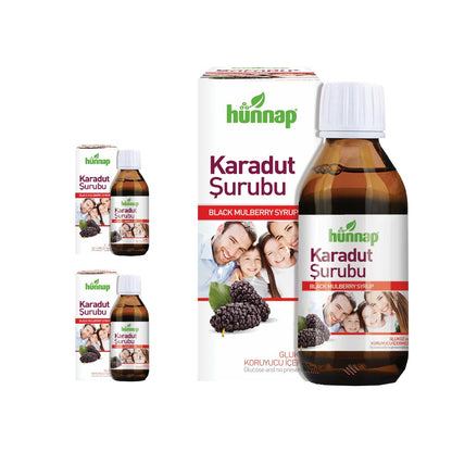 Hünnap Black Mulberry Syrup (Karadut Surubu) 50 ml