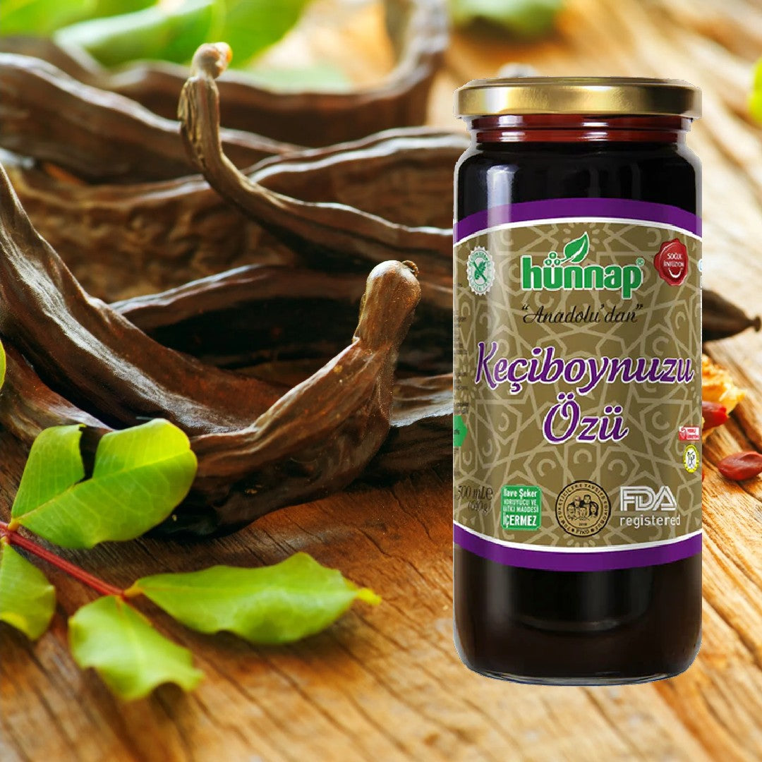 Hunnap Natural Carob Extract (Doğal Keçiboynuzu Özü) 640 g