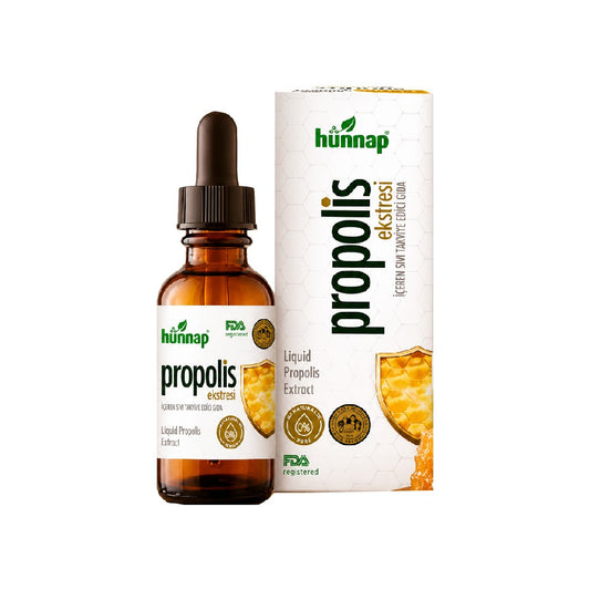 Hunnap Propolis Extract Liquid Food Supplement (Takviye Edici Gıda) 30ml