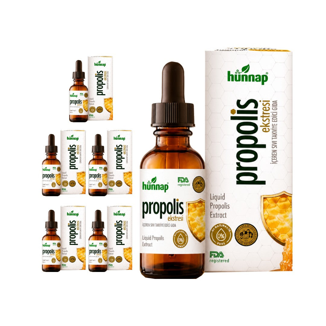 Hunnap Propolis Extract Liquid Food Supplement (Takviye Edici Gıda) 30ml
