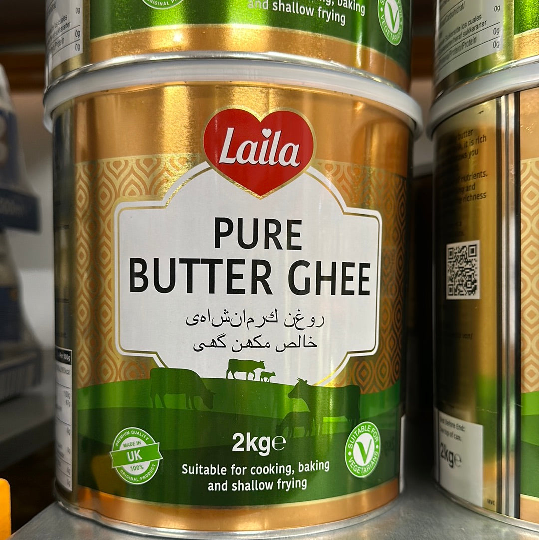 Laila 100% Pure Butter Ghee - 2kg