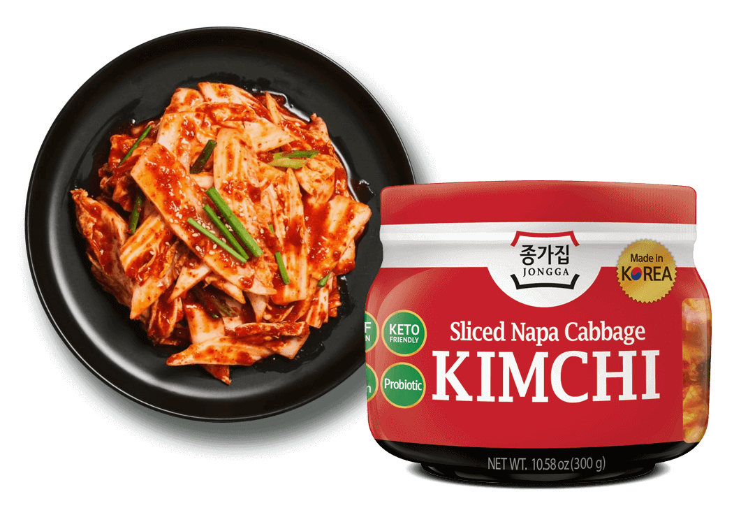 Jongga Naturally Fermented Kimchi Sliced Napa Cabbage, 1.2Kg