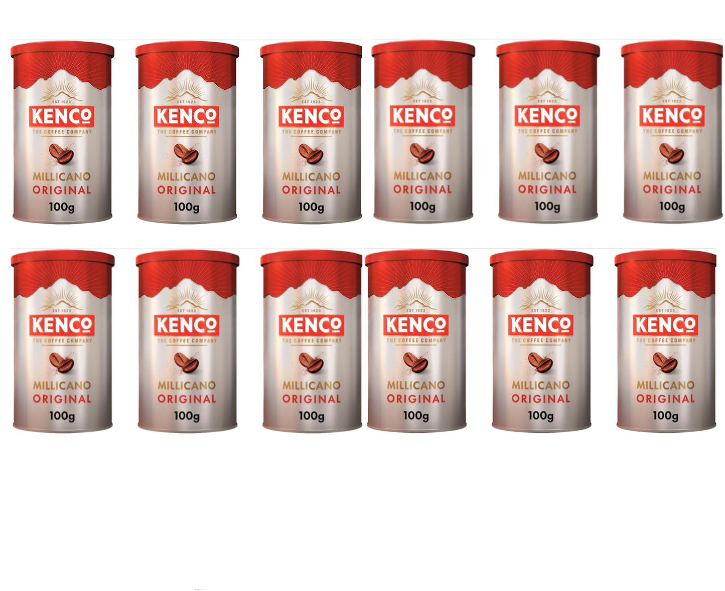 Kenco Millicano Original Instant Coffee, 6x100g
