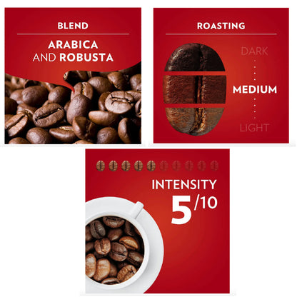 Lavazza Qualità Rossa-  Ground Coffee Espresso - Arabica and Robusta Medium Roast 250g