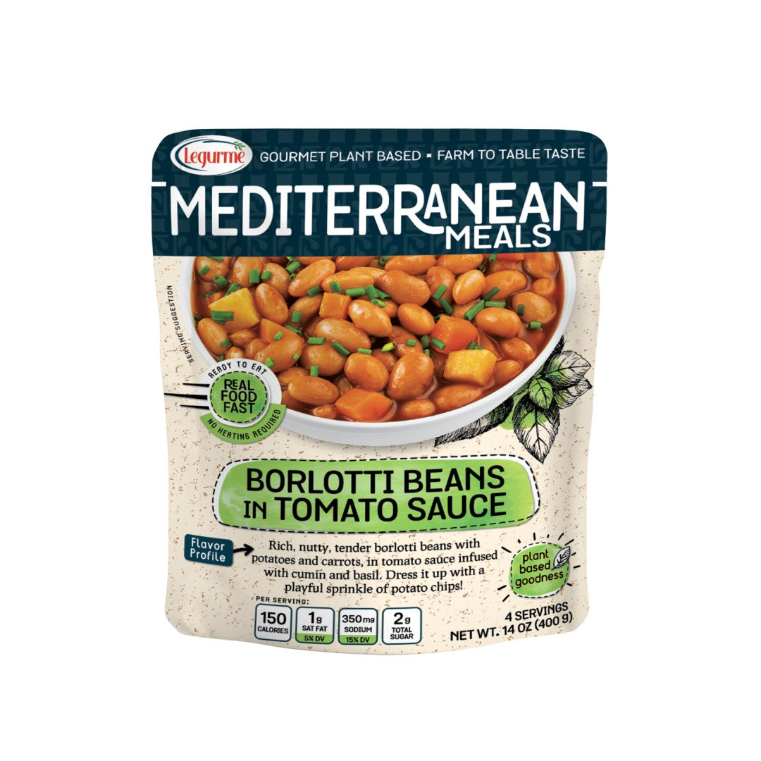 Legurme Borlotti Beans In Tomato Sauce 400g
