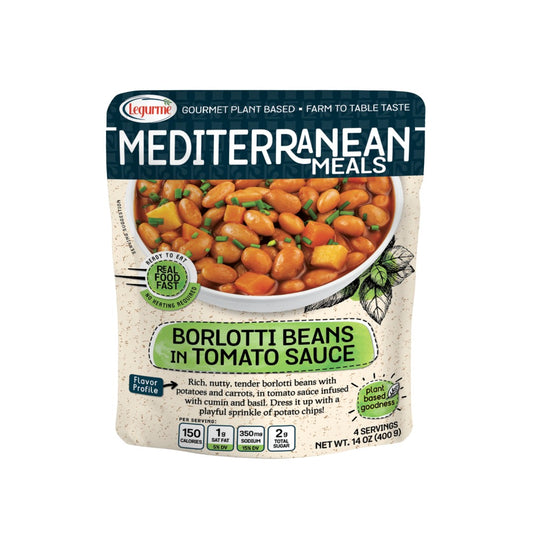 Legurme Borlotti Beans In Tomato Sauce 400g