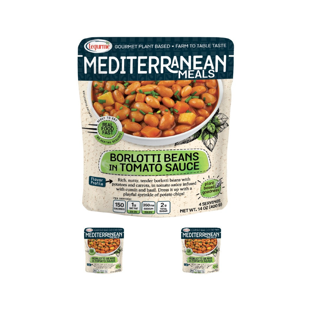 Legurme Borlotti Beans In Tomato Sauce 400g