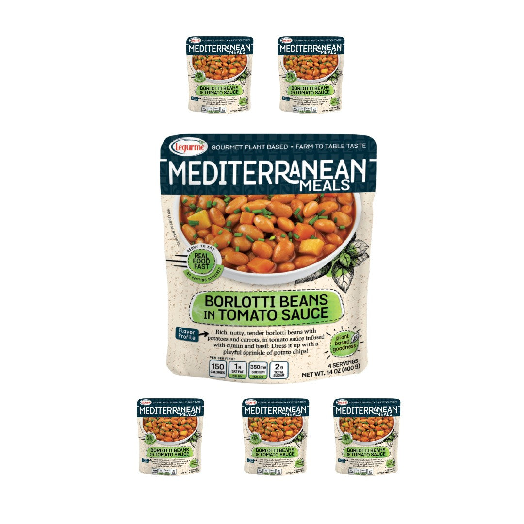 Legurme Borlotti Beans In Tomato Sauce 400g
