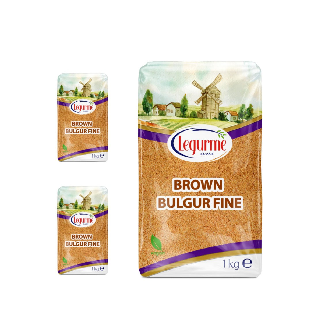 Legurme Brown Bulgur Fine (Esmer Koftelik) 1kg