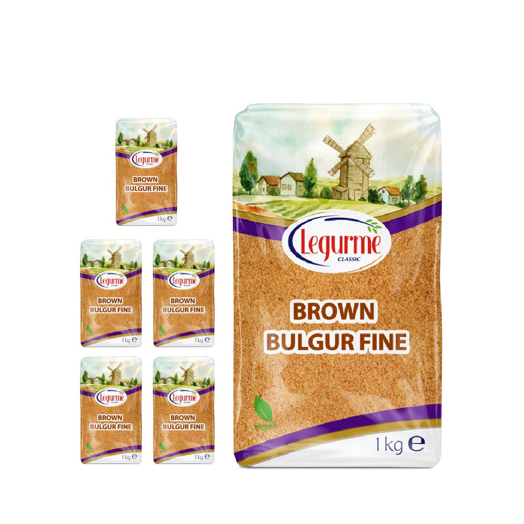 Legurme Brown Bulgur Fine (Esmer Koftelik) 1kg