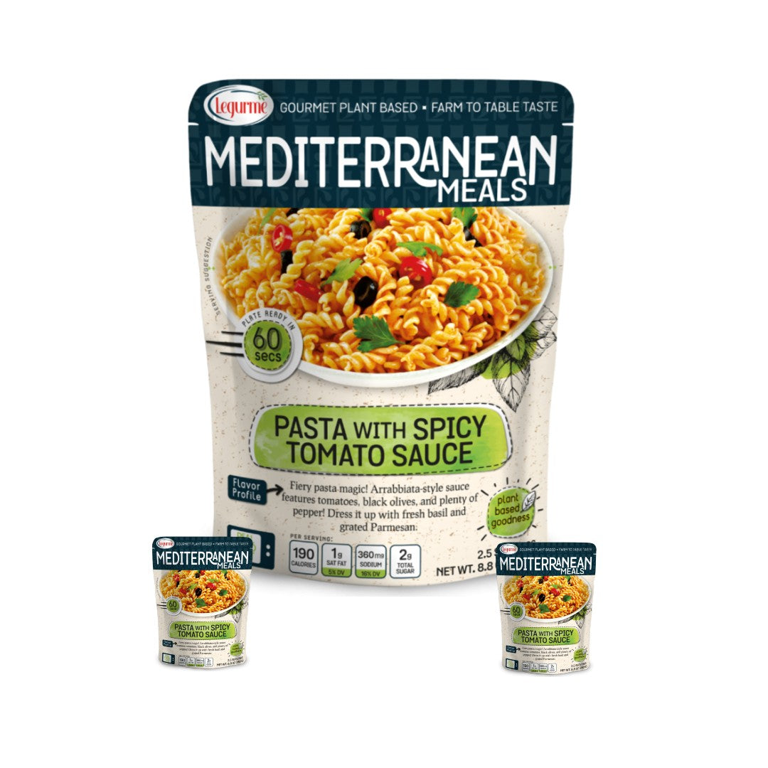 Legurme Mediterranean Pasta With Spicy Tomato Sauce 250g