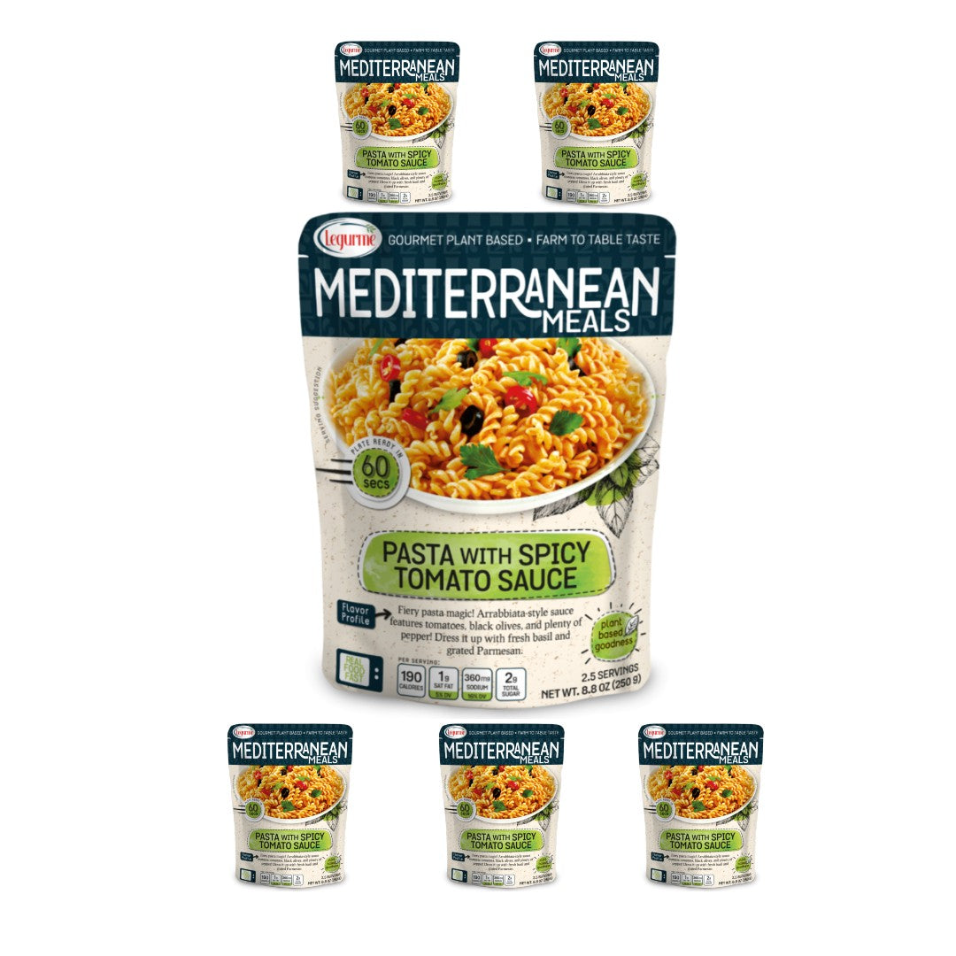 Legurme Mediterranean Pasta With Spicy Tomato Sauce 250g
