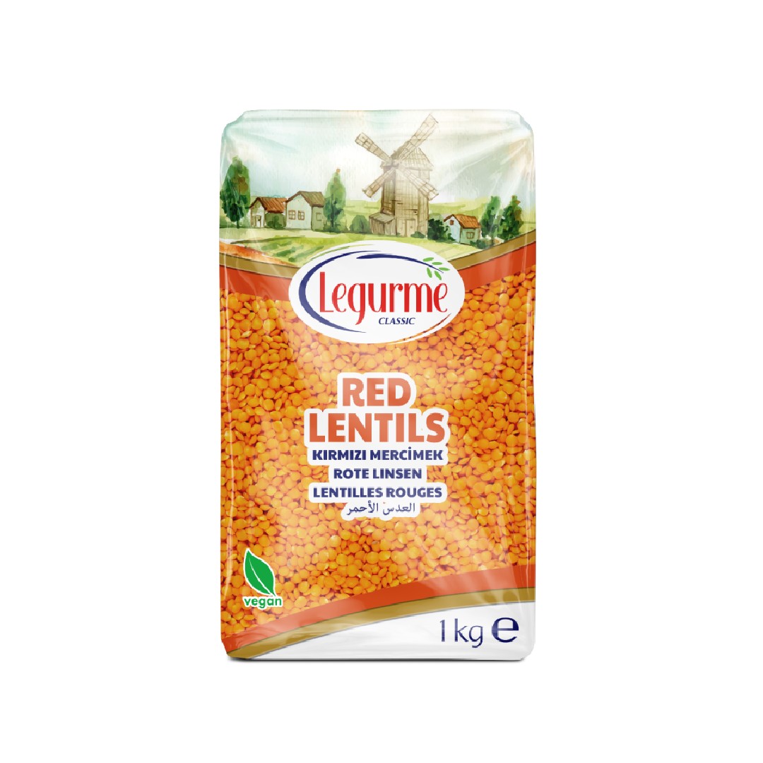 Legurme Round Red Lentils (Futbol Mercimek) 1kg