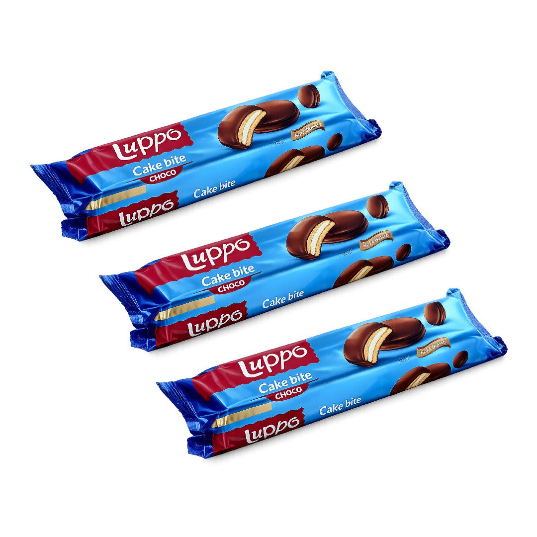 Luppo Cake Bite Choco (Plain) 184gr