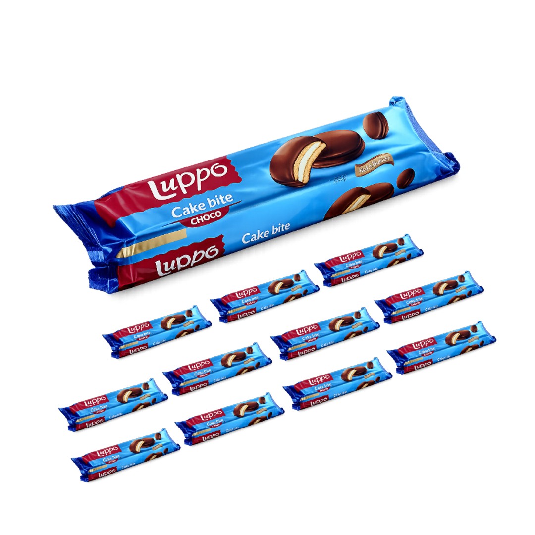 Luppo Cake Bite Choco (Plain) 184gr
